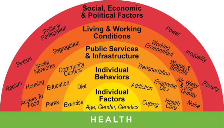 social economic political factors influencing health
