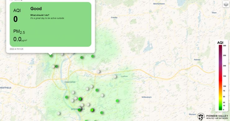 Local Real-Time Air Quality Data For Greater Springfield