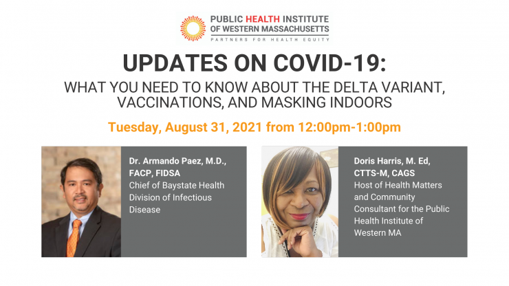 Recording Posted from 8/31 Webinar about Delta, Vaccinations